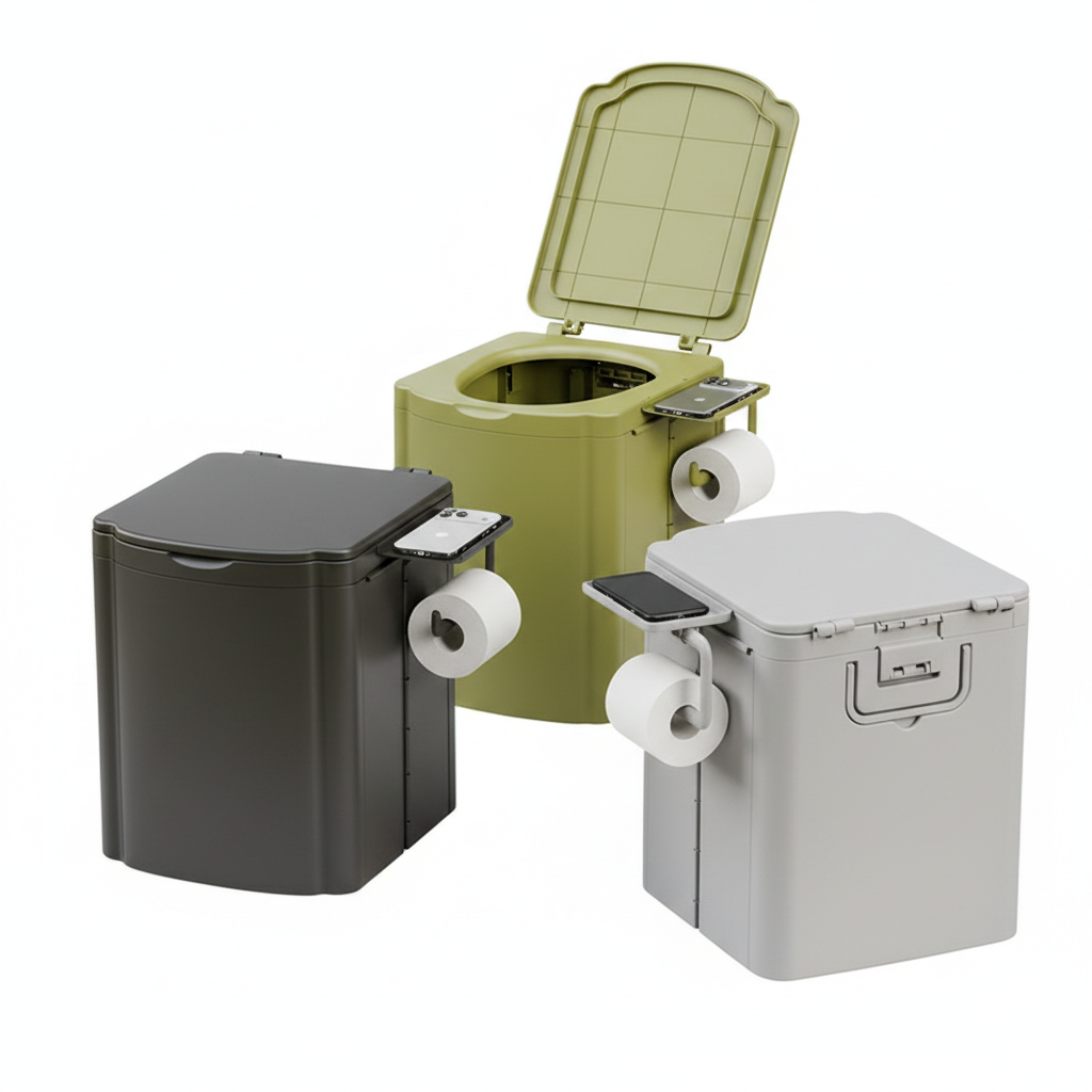 Baño Portátil Plegable para Auto y Camping - 1