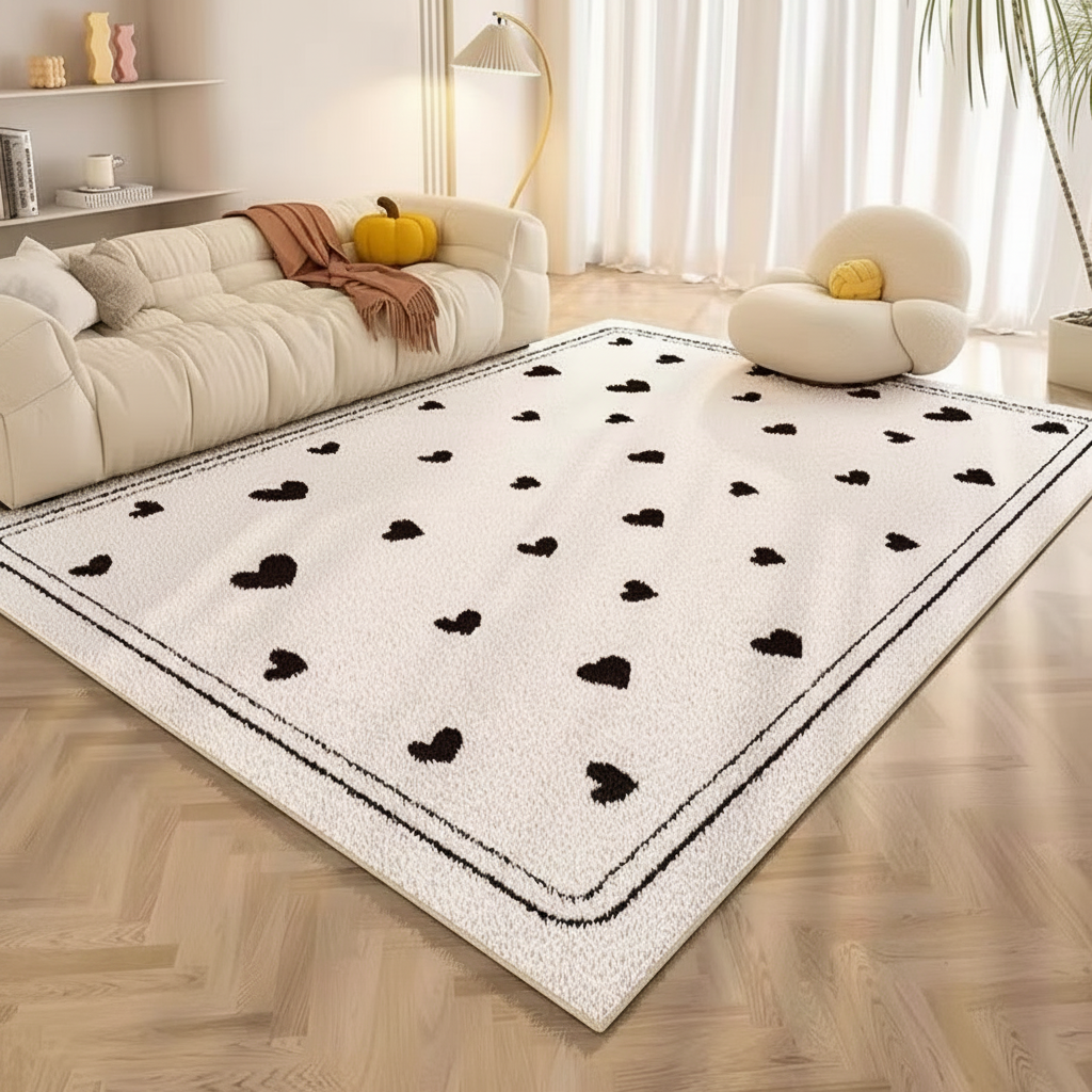 Tapete Nórdico Suave Estampado Geométrico Lavable - 3