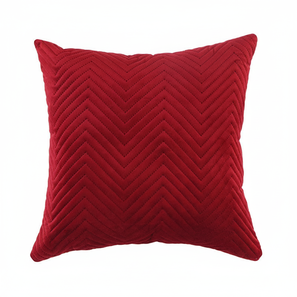 Funda de cojín decorativa terciopelo relieve 45x45 cm - 4