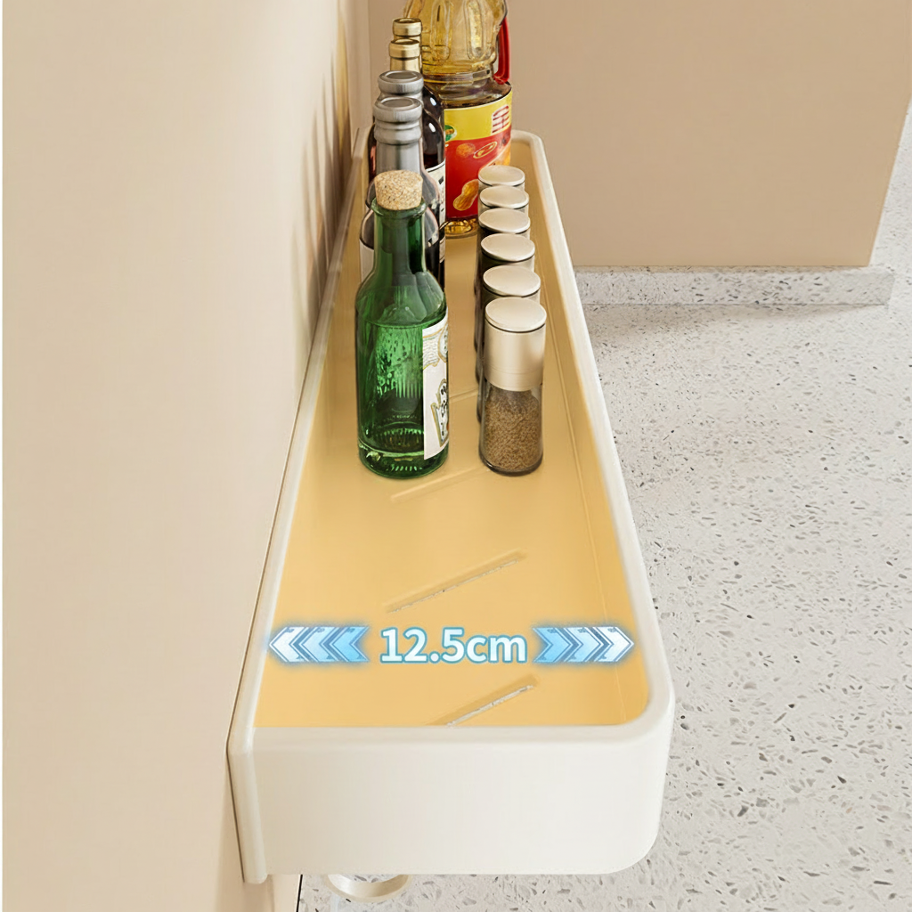 Repisa de cocina de aluminio sin taladrar pared - 1