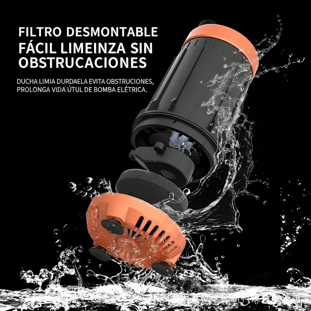 Regadera Eléctrica Portátil para Camping y Exterior - 3