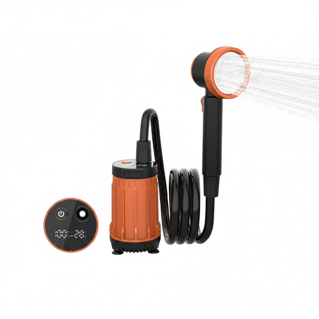Regadera Eléctrica Portátil para Camping y Exterior - 1