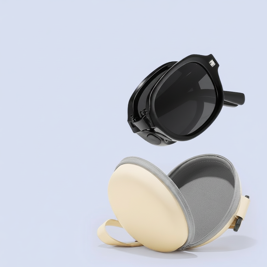 Lentes de Sol Plegables Polarizados UV400 Estilo Cat Eye - 4