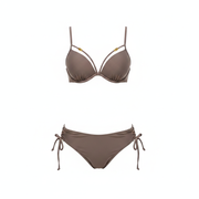 Bikini con aro y relleno efecto push up para mujer - 1