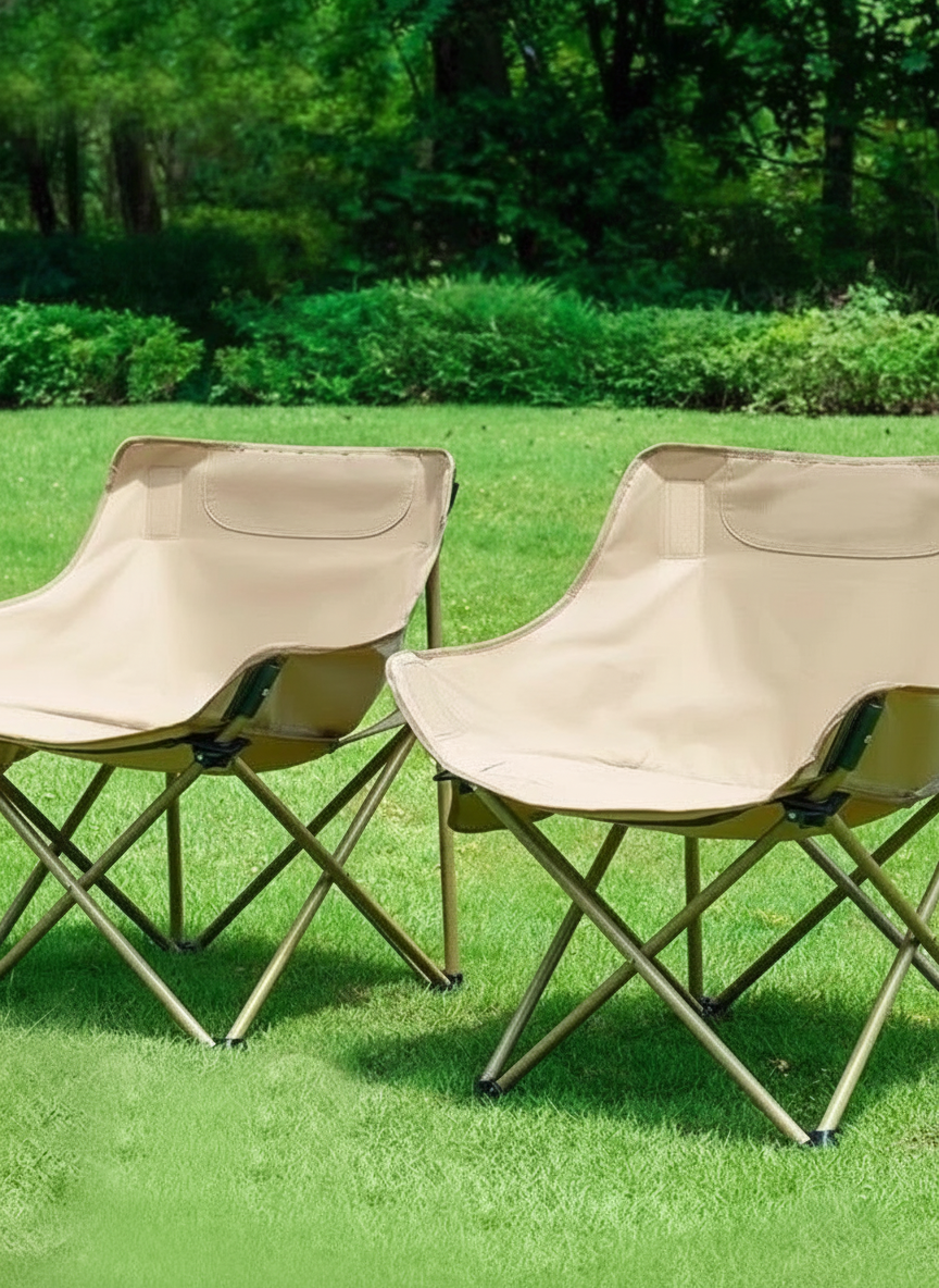 Silla Plegable Luna para Camping con Respaldo Alto - 2