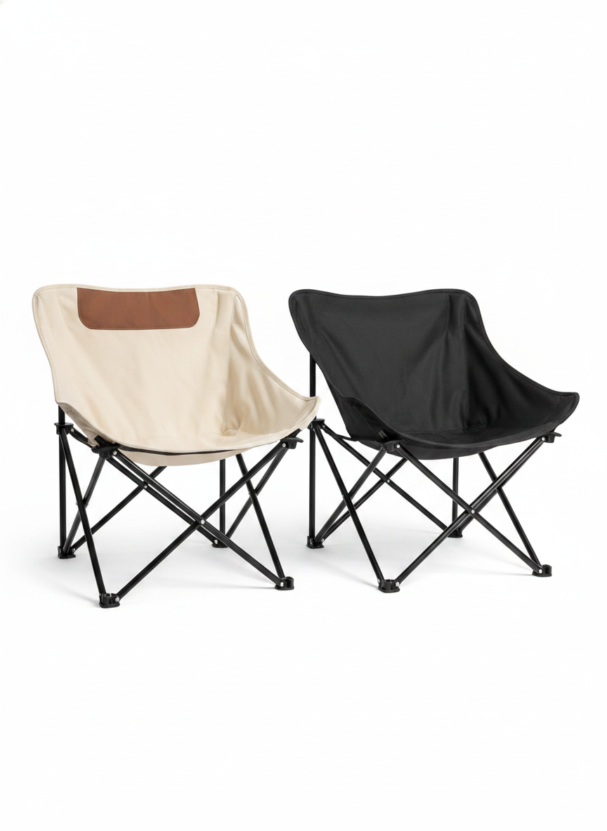 Silla Plegable Luna para Camping con Respaldo Alto - 1