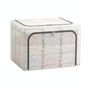 Caja organizadora plegable transparente 24L / 66L / 100L - 1