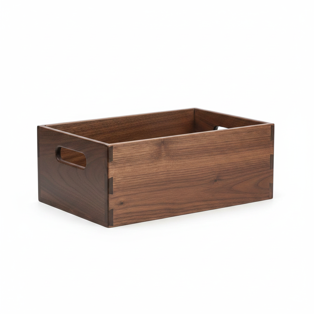 Organizador de escritorio madera maciza nogal negro - 1