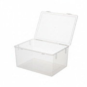 Caja organizadora transparente con tapa PP - 1
