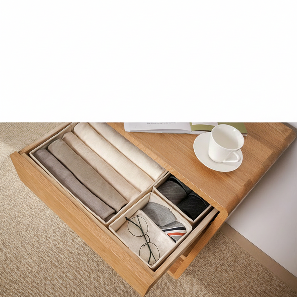 Caja organizadora de tela para cajón y ropa interior - 4