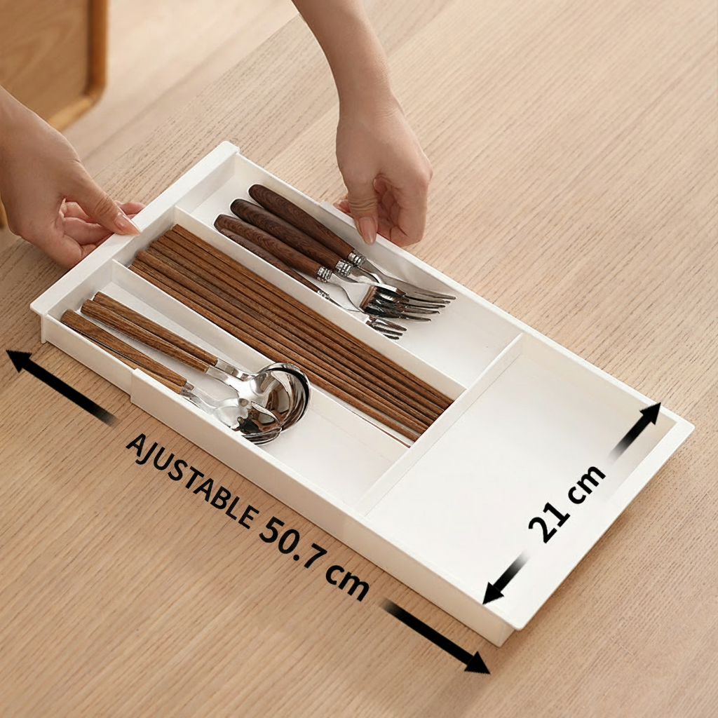 Organizador de cajón extensible con divisores - 4
