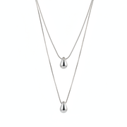 Collar Minimalista con Dije Gota de Agua para Mujer - 1