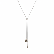 Collar Ajustable con Dije de Gota de Cristal Mujer - 1