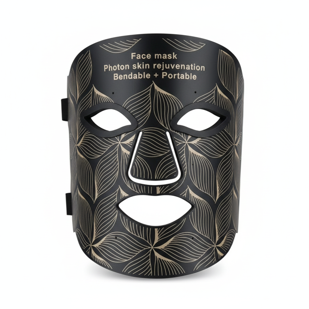 Mascarilla LED de Silicona con Luz Infrarroja y Multicolor - 1