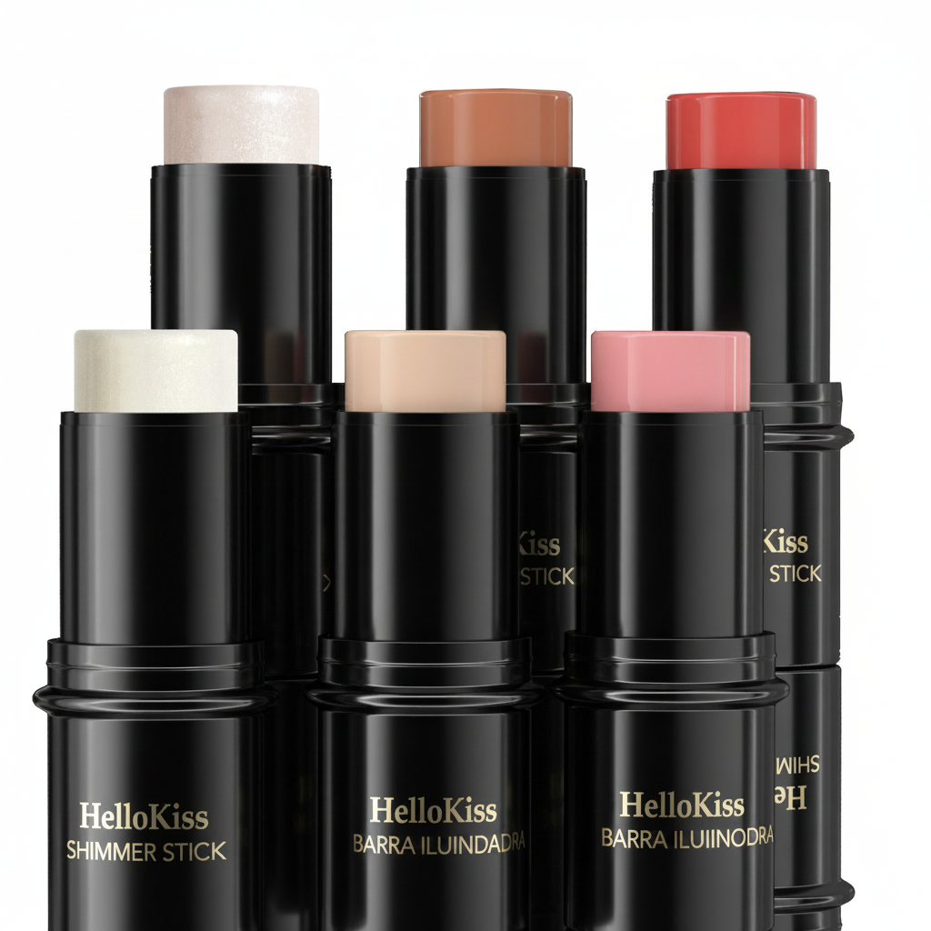 Barra de Contorno e Iluminador Facial Multicolor - 4