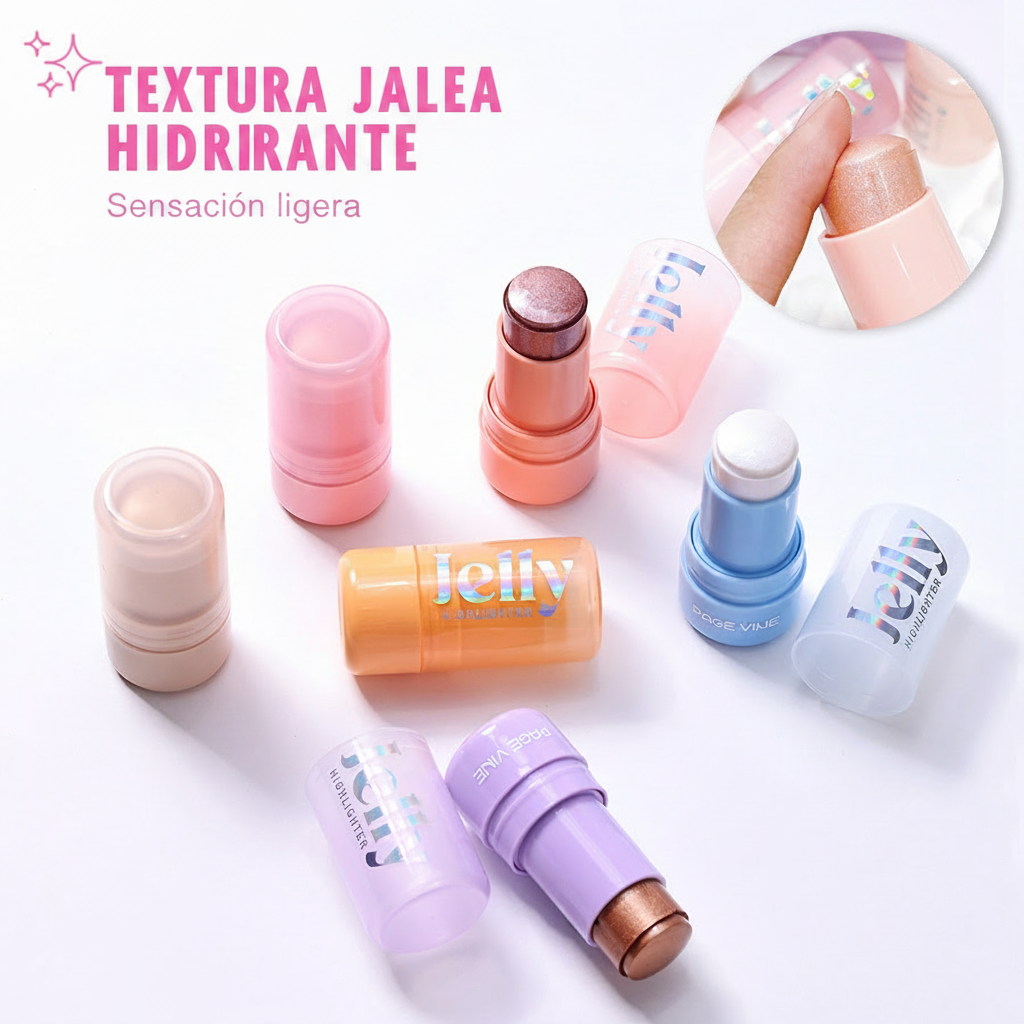 Iluminador en Barra Jelly Glitter Multicolor 6g - 2