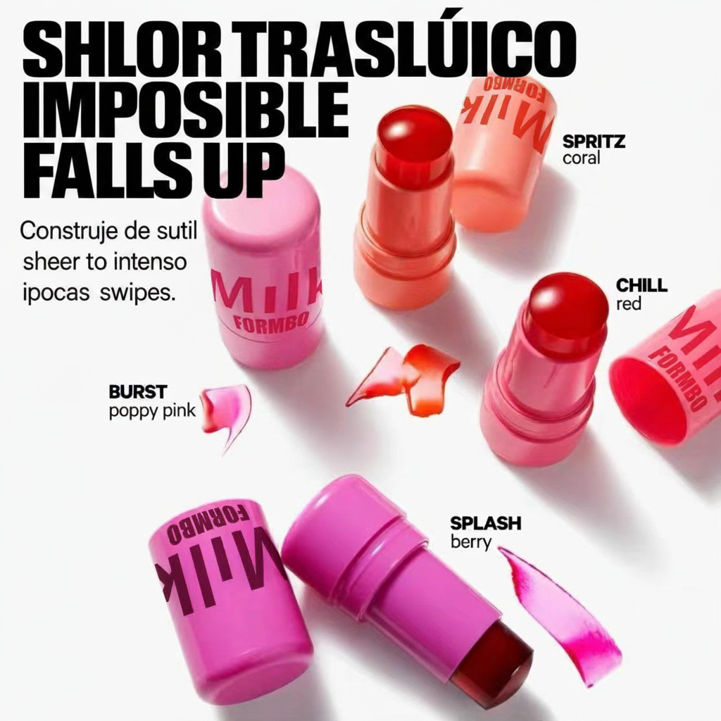 Rubor Jalea FORMBO 2 en 1 labios y mejillas con microbrillo - 3