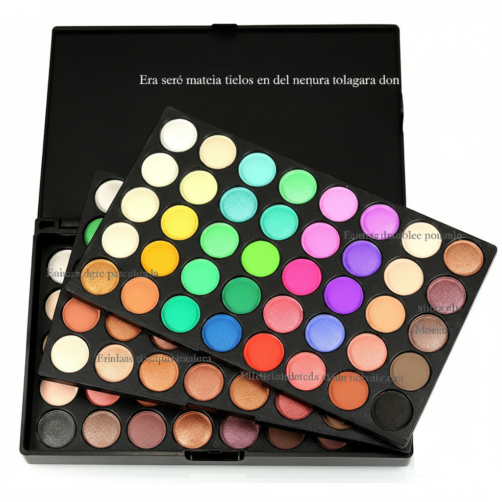 Paleta de 120 sombras multicolor brillo y mate - 2