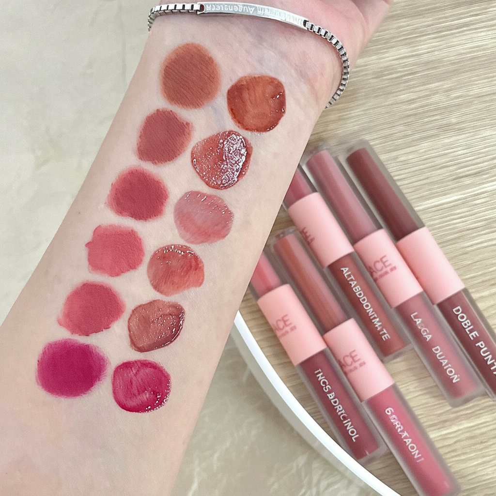 Lip Gloss Doble Punta CACE 6 Tonos a Elegir - 4