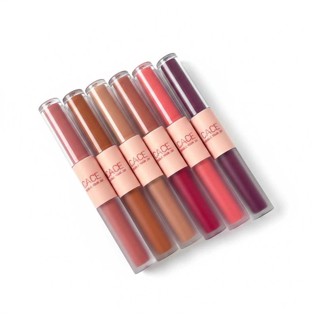 Lip Gloss Doble Punta CACE 6 Tonos a Elegir - 1