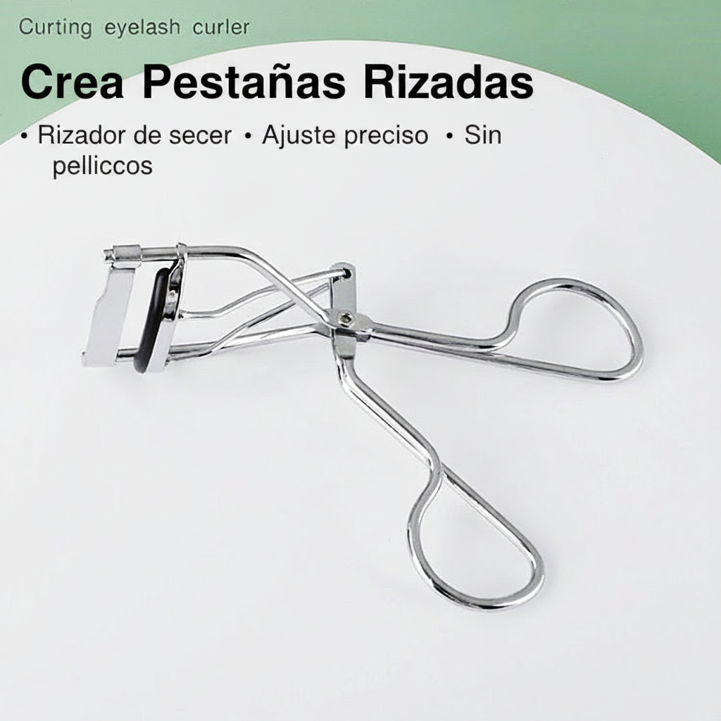 Rizador de pestañas de acero inoxidable portátil - 2