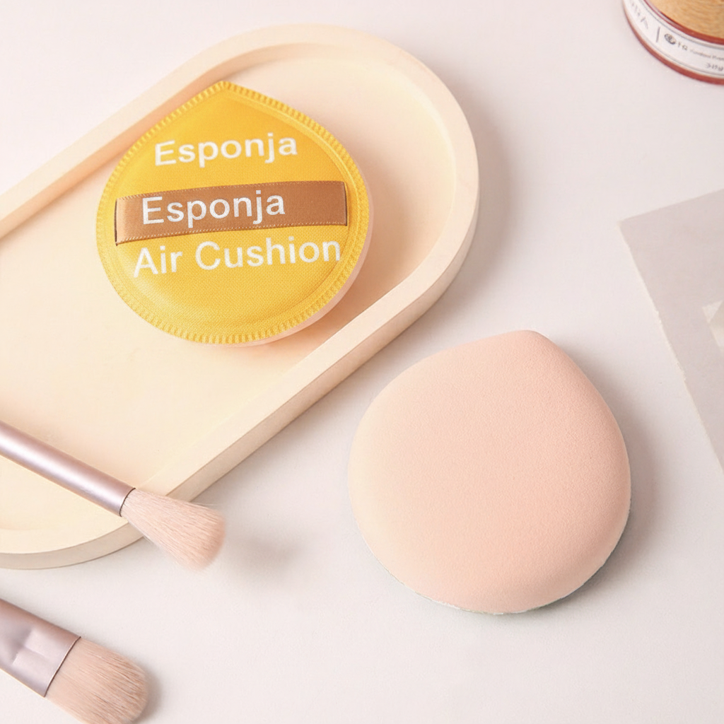 Esponja de Maquillaje Air Cushion Uso Seco y Húmedo - 1