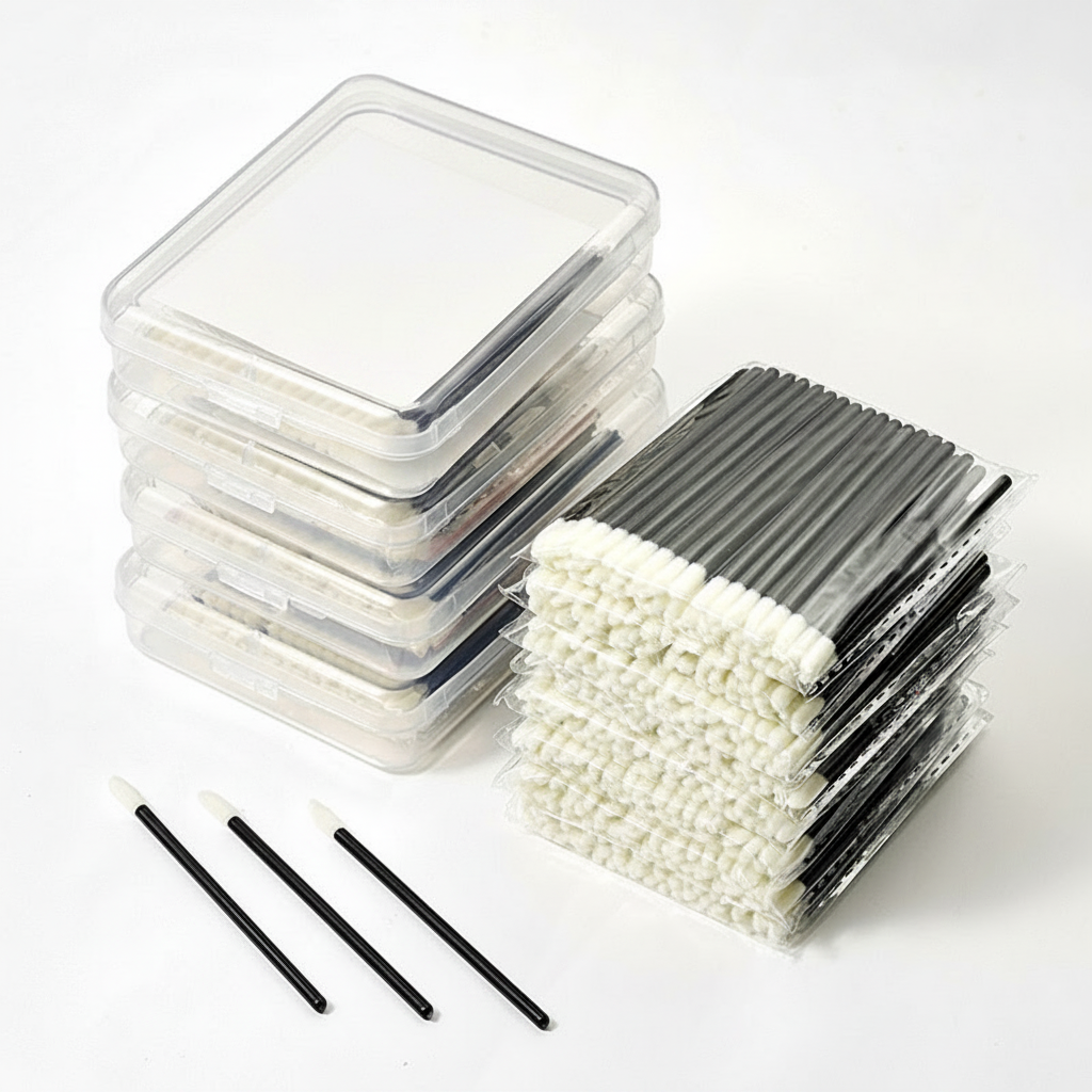 Brochas desechables para labios y ojos set 50-100 pzas - 4