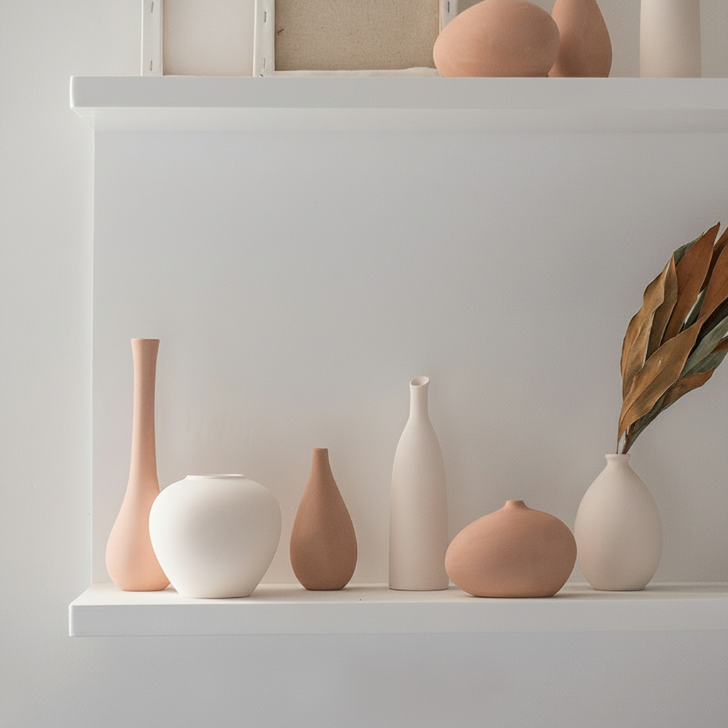 Florero de cerámica minimalista para decoración del hogar - 2