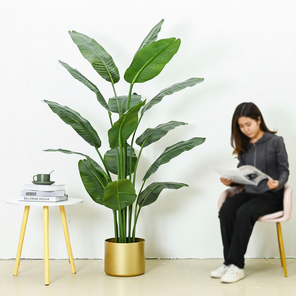 Planta Artificial de Piso para Sala y Decoración Interior - 3