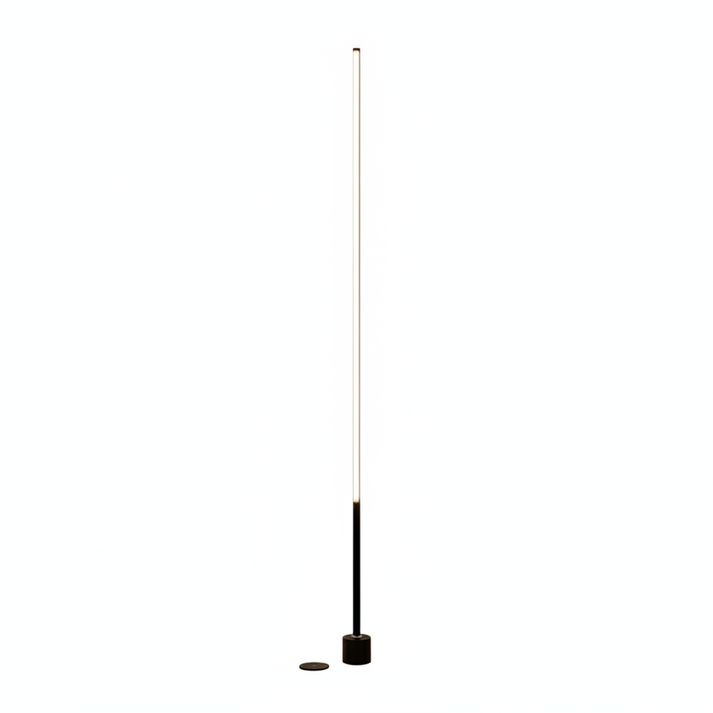 Lámpara de piso LED regulable con control remoto - 1