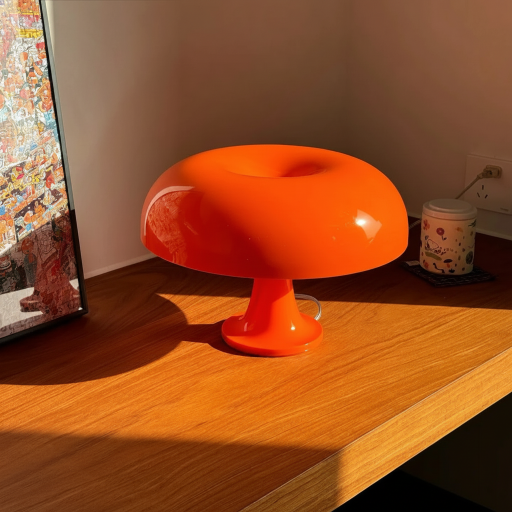 Lámpara de mesa tipo hongo diseño nórdico decorativa - 2