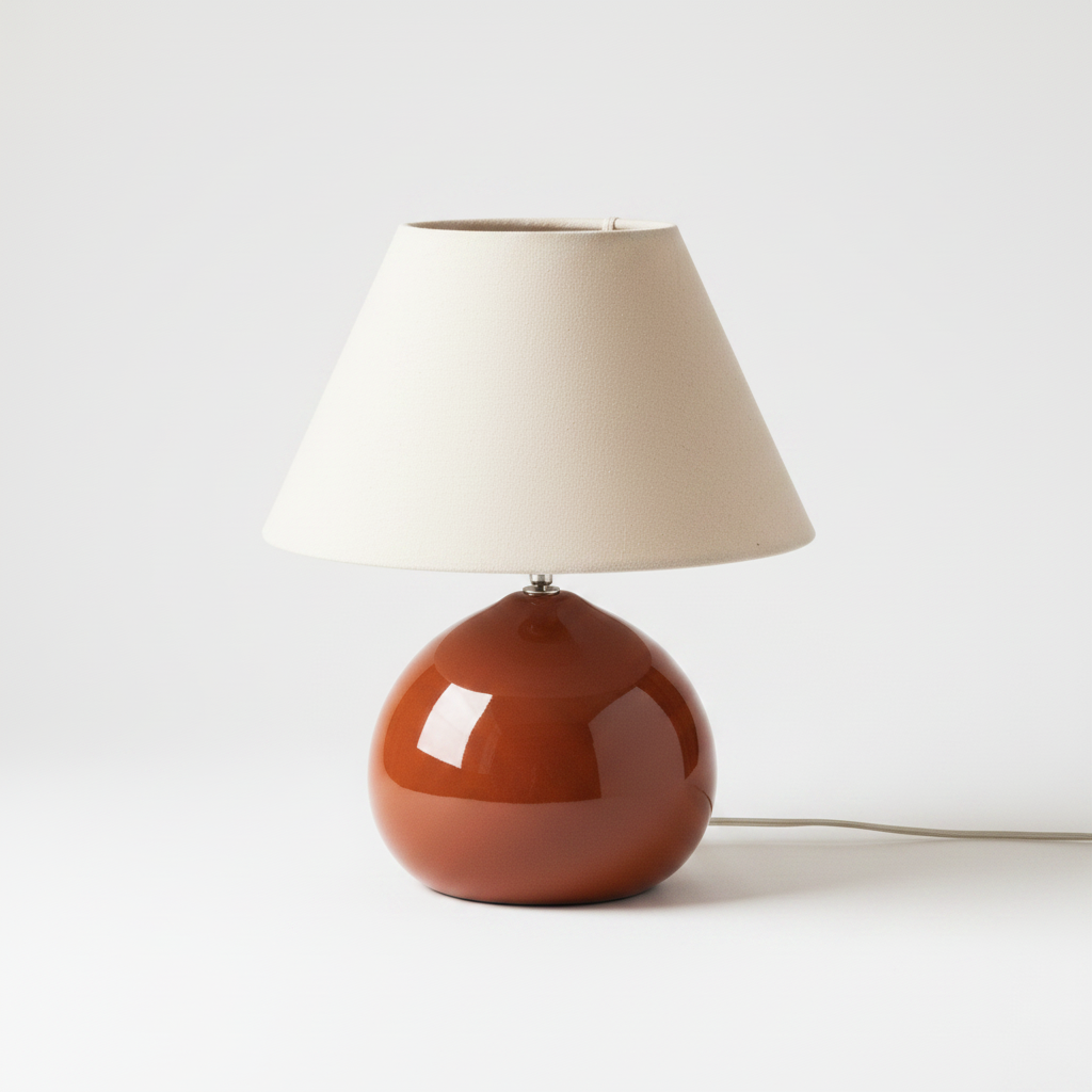 Lámpara de Noche Diseño Castaña Estilo Vintage Japonés - 1