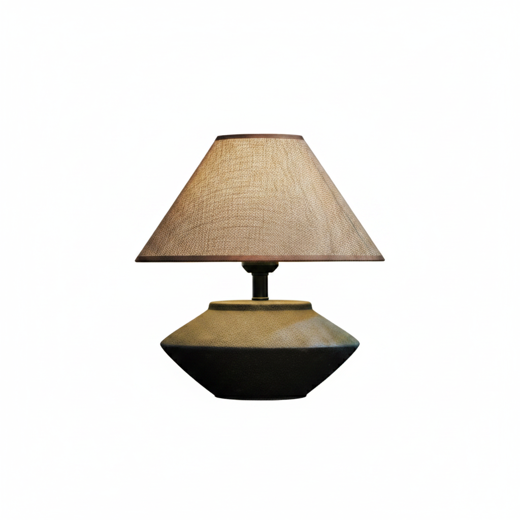 Lámpara de mesa cerámica estilo zen nueva era - 1
