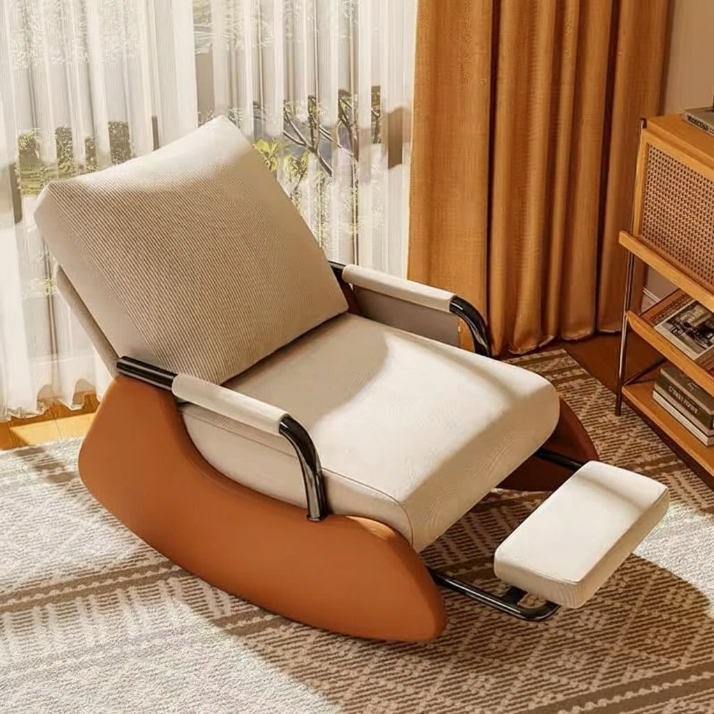 Sillón reclinable individual con estructura metálica - 2