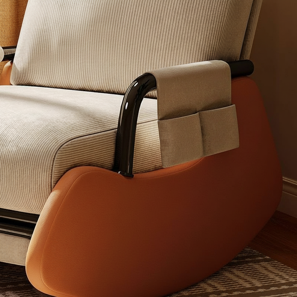 Sillón reclinable individual con estructura metálica - 4