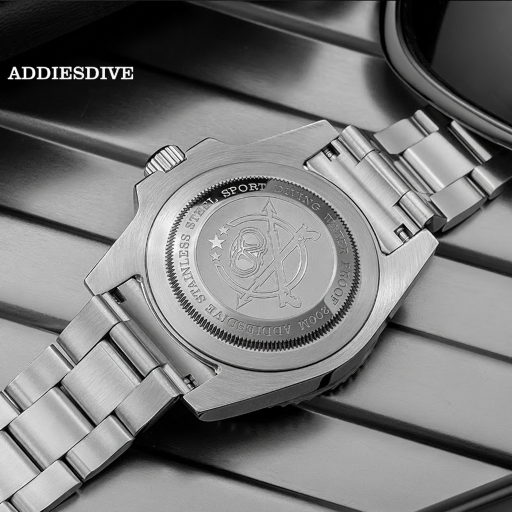 Reloj ADDIESDIVE AD2089 Deportivo Cuarzo 200m Acero - 4