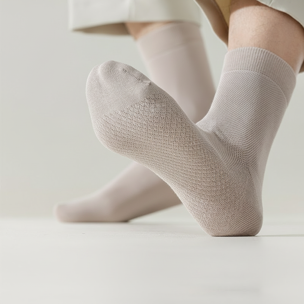Calcetines de algodón para hombre antiolores medianos - 2
