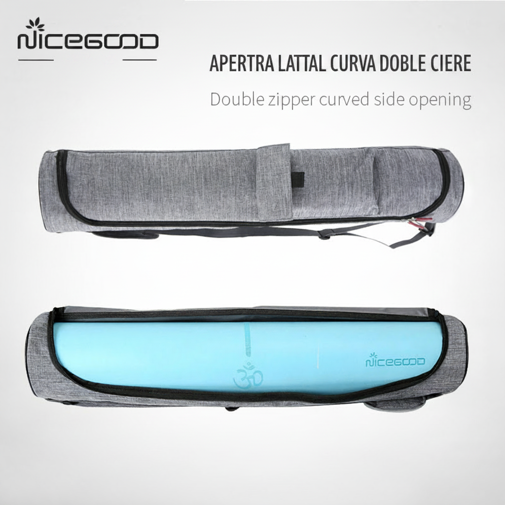 Bolsa de Yoga Gran Capacidad con Porta Mat y Rueda - 3