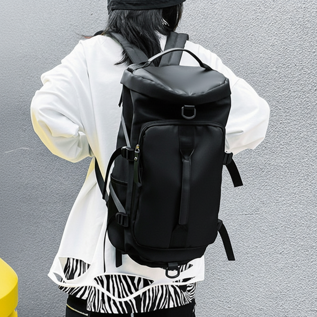 Mochila de yoga impermeable con compartimento para zapatos - 2