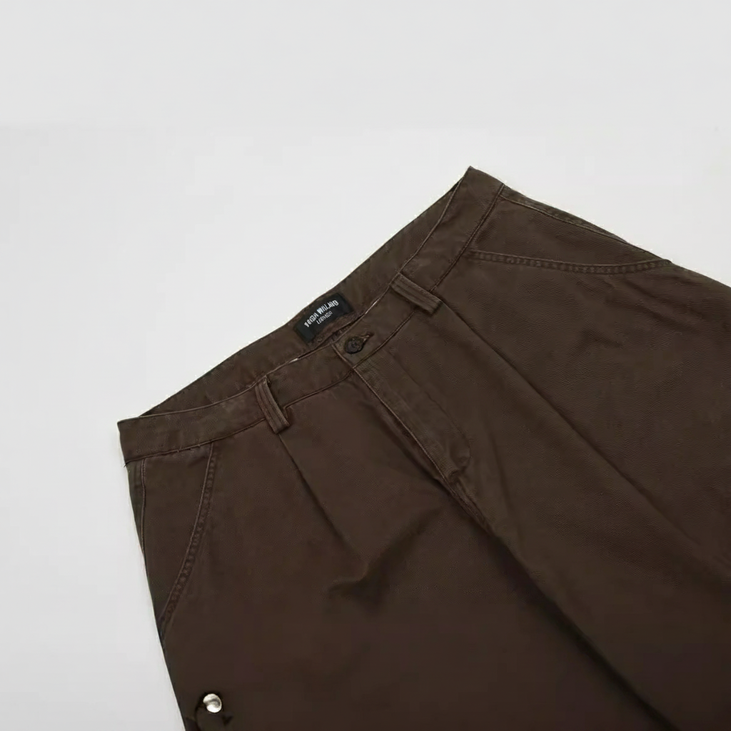 Pantalón cargo wide leg estilo vintage unisex - 2