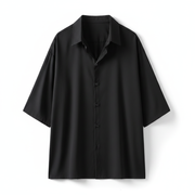 Camisa manga corta holgada de verano para hombre - 1