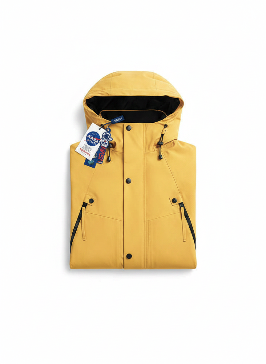 Chamarra Impermeable con Capucha NASA Unisex - 1