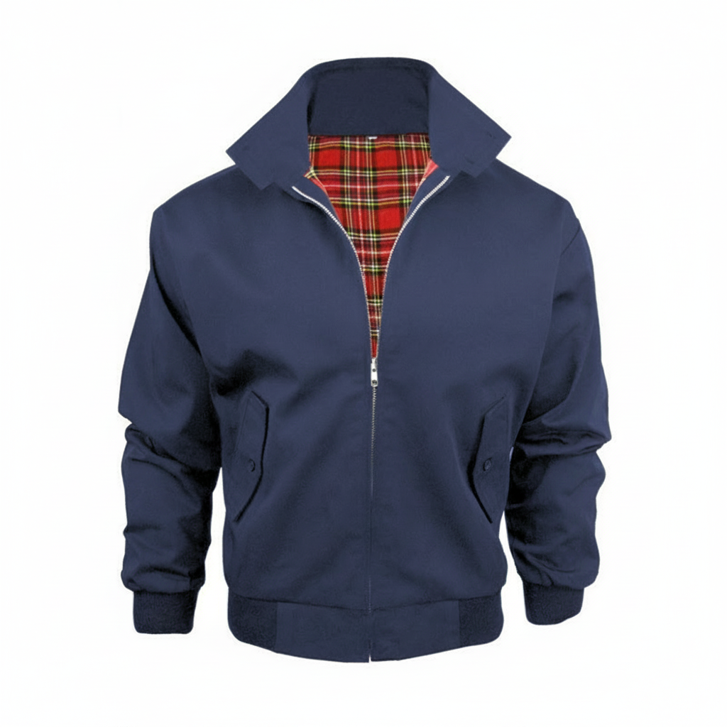 Chamarra Harrington Retro Estilo Piloto Fit Holgado - 2