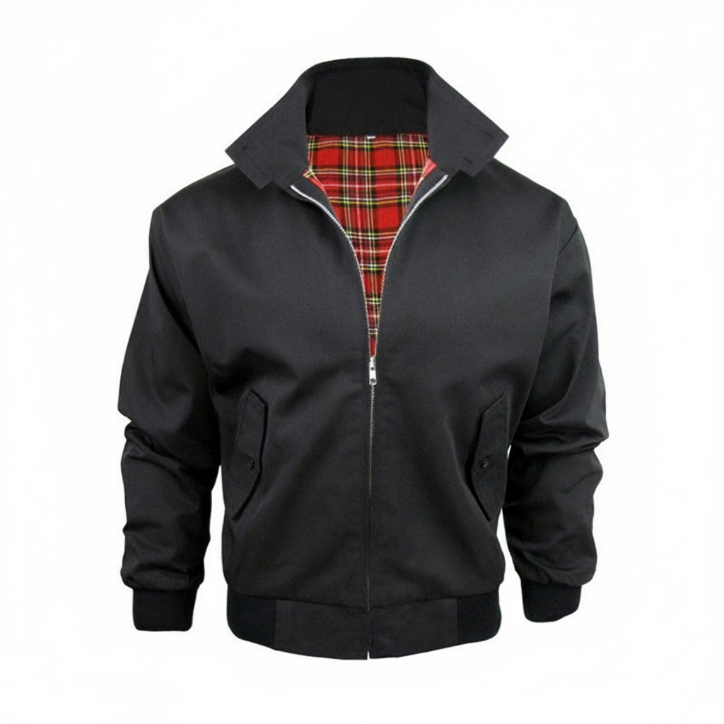 Chamarra Harrington Retro Estilo Piloto Fit Holgado - 3