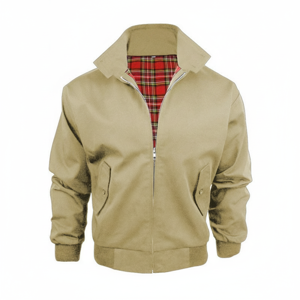 Chamarra Harrington Retro Estilo Piloto Fit Holgado - 1