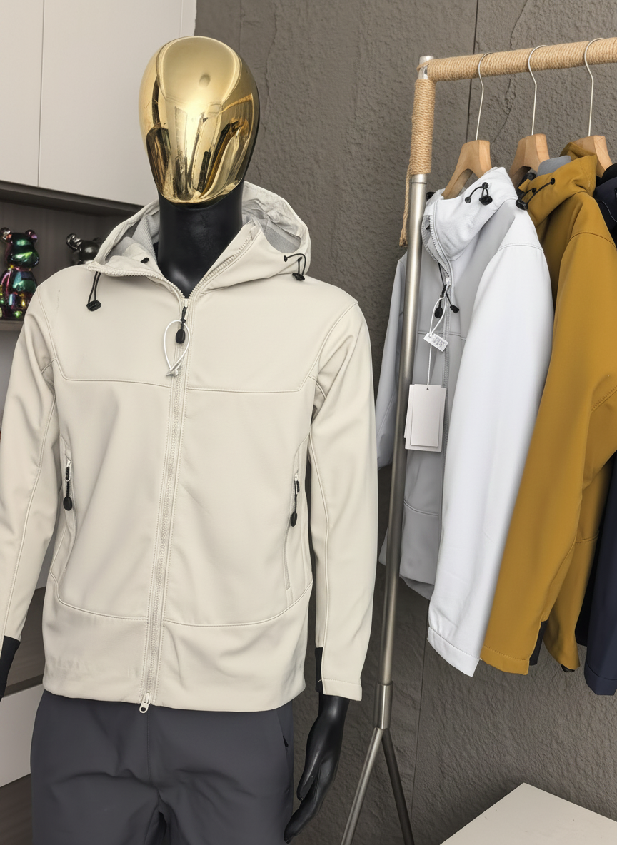 Chamarra con Capucha Softshell Hombre Antiвiento Urbana - 2