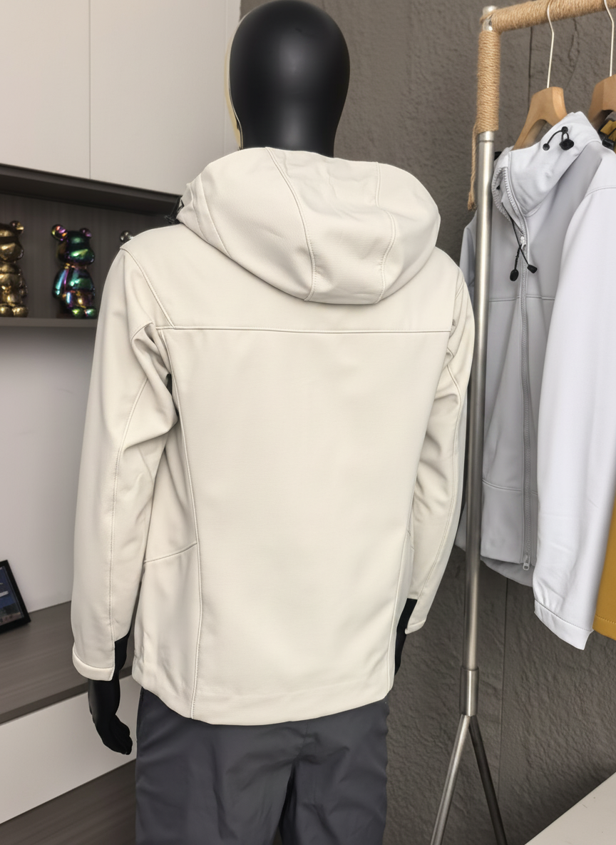 Chamarra con Capucha Softshell Hombre Antiвiento Urbana - 3