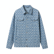 Chamarra Jeans Hombre Estampado Full Print Streetwear - 1