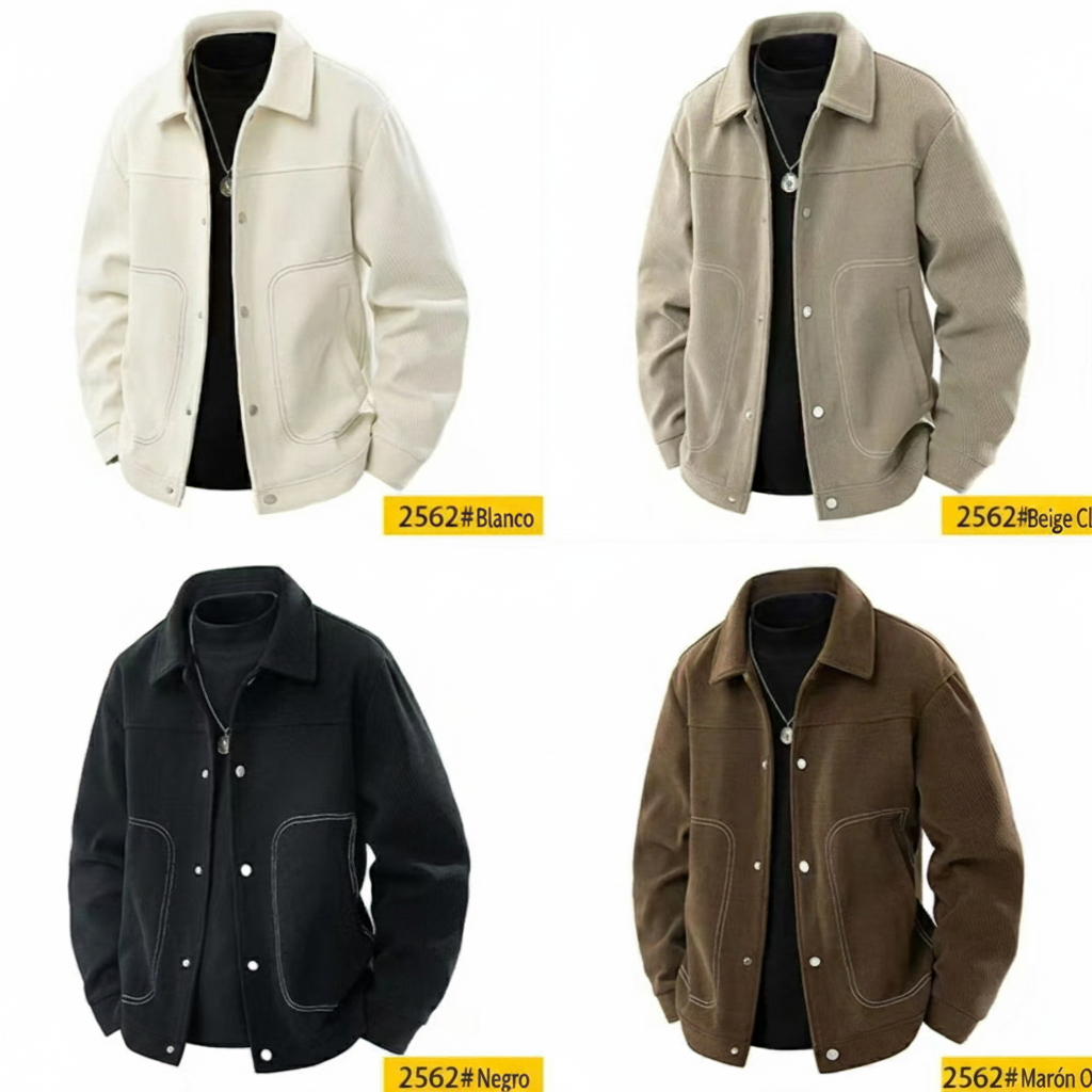 Chamarra NASA Hombre Casual Estilo Workwear Ligera - 2