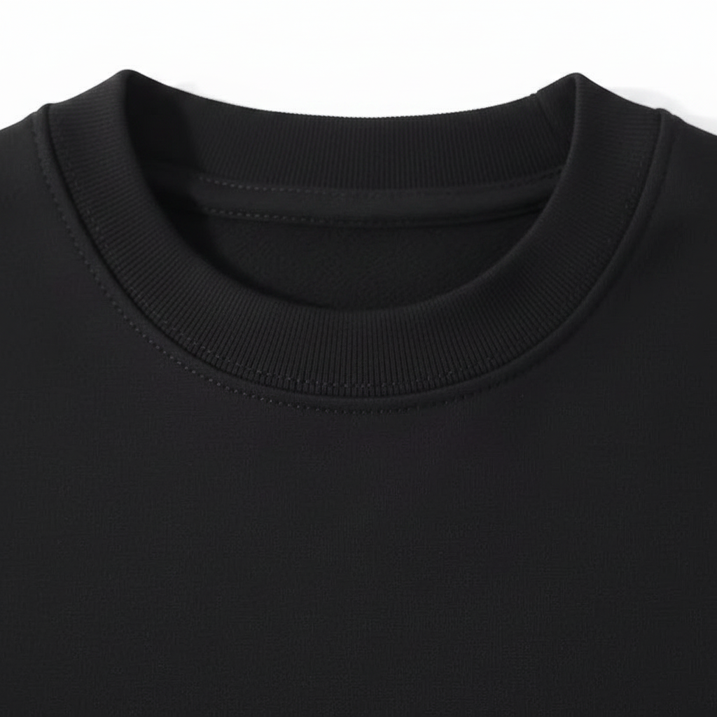 Playera de algodón 100% unisex holgada cuello redondo - 2